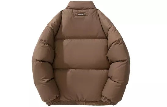 Пуховик унисекс GOLFCROSS, Черно-коричневый