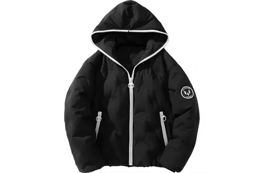 Пуховик унисекс GOLFCROSS, Черный