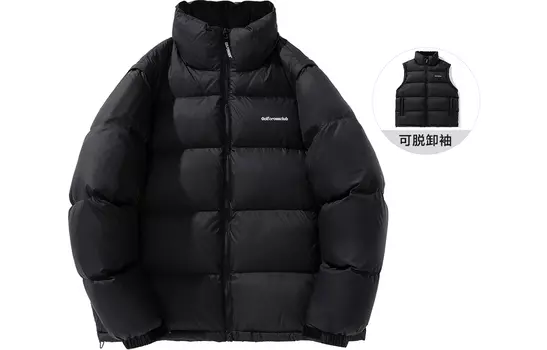 Пуховик унисекс GOLFCROSS, Черный