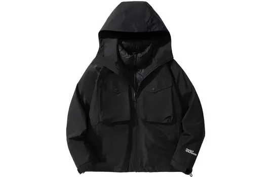 Пуховик унисекс GOLFCROSS, черный