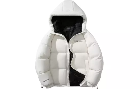 Пуховик унисекс GOLFCROSS, черный/розовый