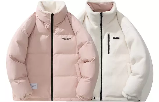 Пуховик унисекс GOLFCROSS, Leather Pink