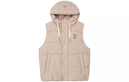 Пуховик унисекс хаки Mlb