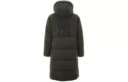 Пуховик унисекс хаки Mlb