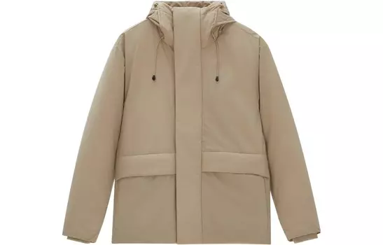 Пуховик унисекс хаки New Balance, хаки