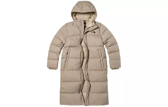 Пуховик унисекс хаки The North Face, хаки