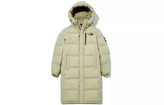 Пуховик унисекс хаки The North Face, хаки