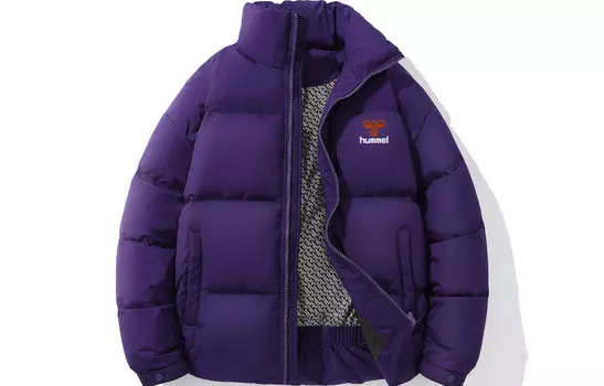 Пуховик унисекс Hummel, фиолетовый