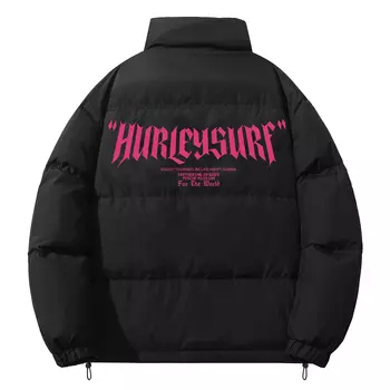 Пуховик унисекс Hurley, Черный