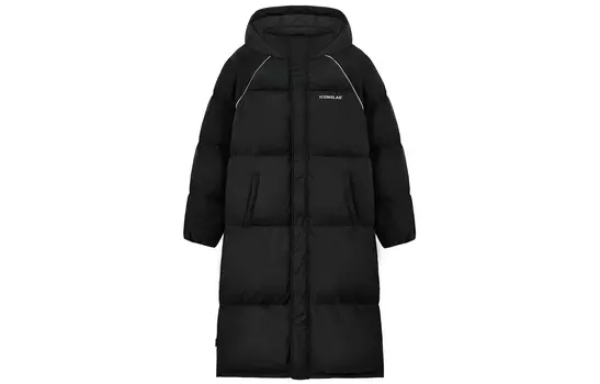 Пуховик унисекс ICONS Lab, Черный