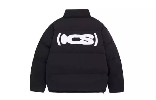 Пуховик унисекс ICONS Lab, Черный