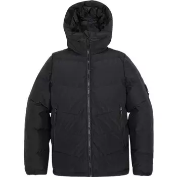 Пуховик унисекс Jack Wolfskin, цвет Dark orange/black