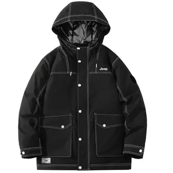 Пуховик унисекс Jeep, белый