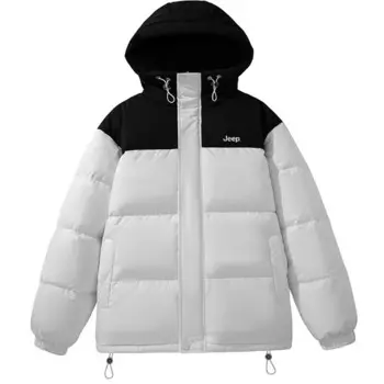 Пуховик унисекс Jeep, белый