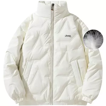 Пуховик унисекс Jeep, белый