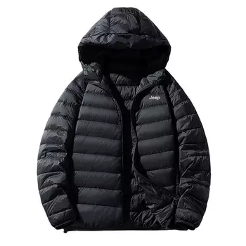 Пуховик унисекс Jeep, бирюзовый