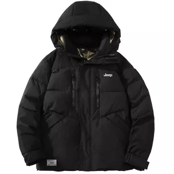 Пуховик унисекс Jeep, черный