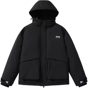 Пуховик унисекс Jeep, черный