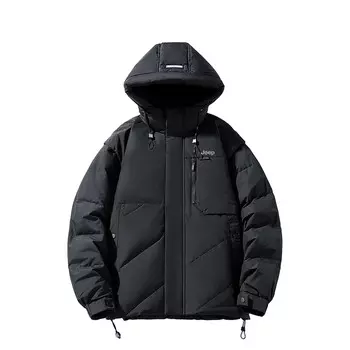 Пуховик унисекс Jeep, черный