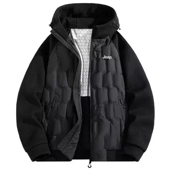 Пуховик унисекс Jeep, черный