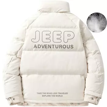 Пуховик унисекс Jeep, цвет Apricot