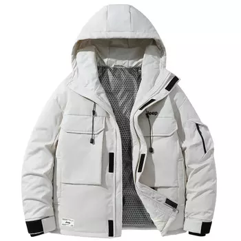 Пуховик унисекс Jeep, цвет Apricot