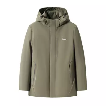 Пуховик унисекс Jeep, цвет Dark Khaki
