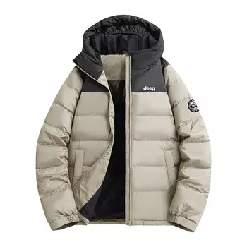 Пуховик унисекс Jeep, цвет Gray Khaki
