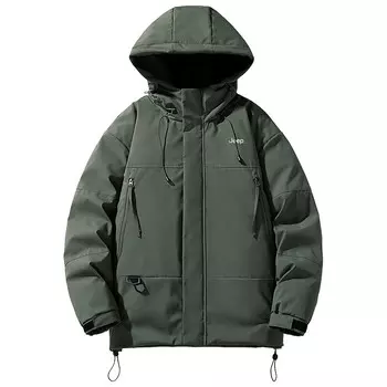Пуховик унисекс Jeep, цвет Light Khaki