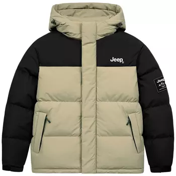 Пуховик унисекс Jeep, Ecru
