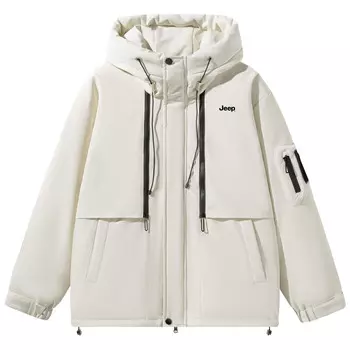 Пуховик унисекс Jeep, фиолетовый