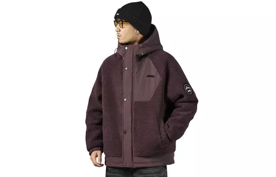 Пуховик унисекс Jeep, фуксия