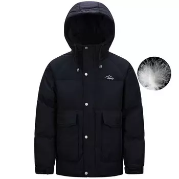 Пуховик унисекс Jeep, хаки