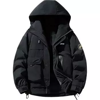 Пуховик унисекс Jeep, Pure Black