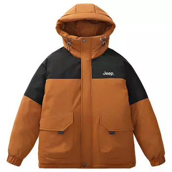 Пуховик унисекс Jeep, серый