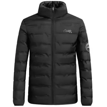 Пуховик унисекс Jeep, серый