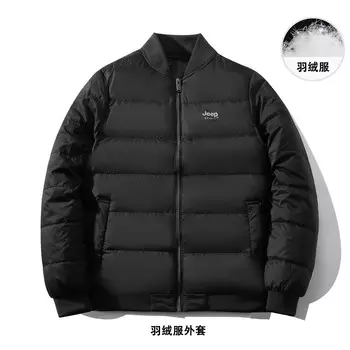 Пуховик унисекс Jeep Spirit, черный