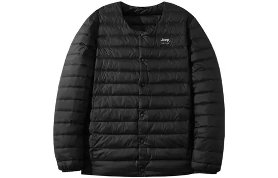 Пуховик унисекс Jeep Spirit, черный