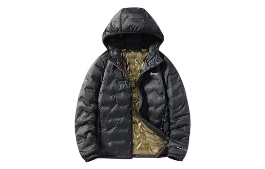 Пуховик унисекс Jeep Spirit, серо-голубой