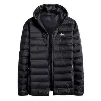 Пуховик унисекс Jeep Spirit, темно-синий