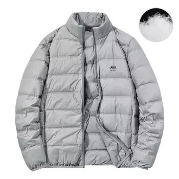 Пуховик унисекс Jeep Spirit, темно-синий