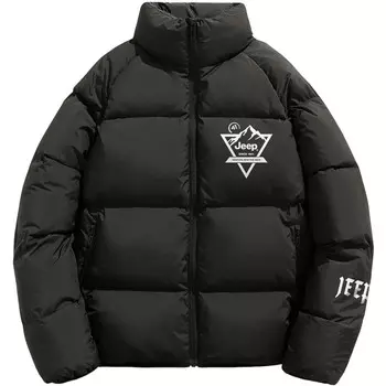 Пуховик унисекс Jeep, светло-голубой