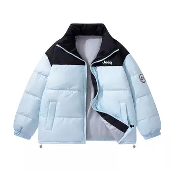 Пуховик унисекс Jeep, светло-голубой