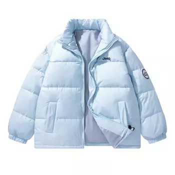 Пуховик унисекс Jeep, светло-голубой