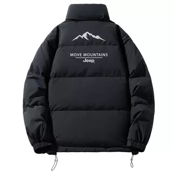 Пуховик унисекс Jeep, светло-коричневый