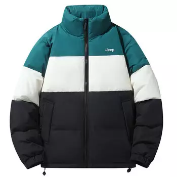 Пуховик унисекс Jeep, светло-серый