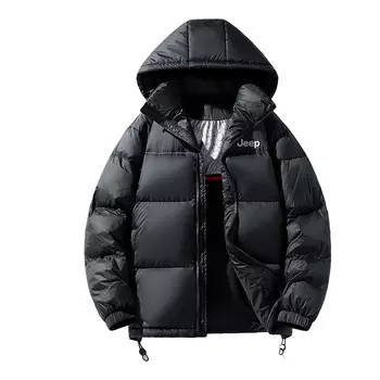Пуховик унисекс Jeep, Темно-серый