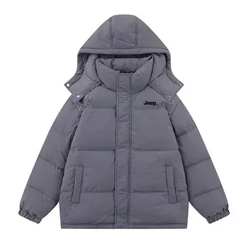 Пуховик унисекс Jeep, темно-серый