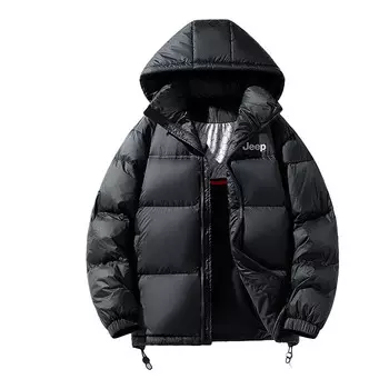 Пуховик унисекс Jeep, темно-серый