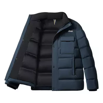 Пуховик унисекс Jeep, темно-серый